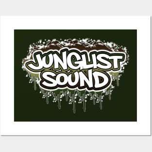 Junglist Sound-Drip-Camo Posters and Art